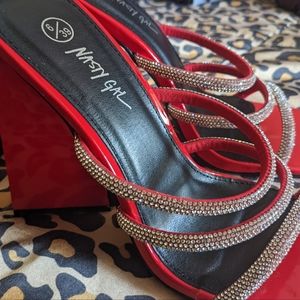 Nasty Gal red heels